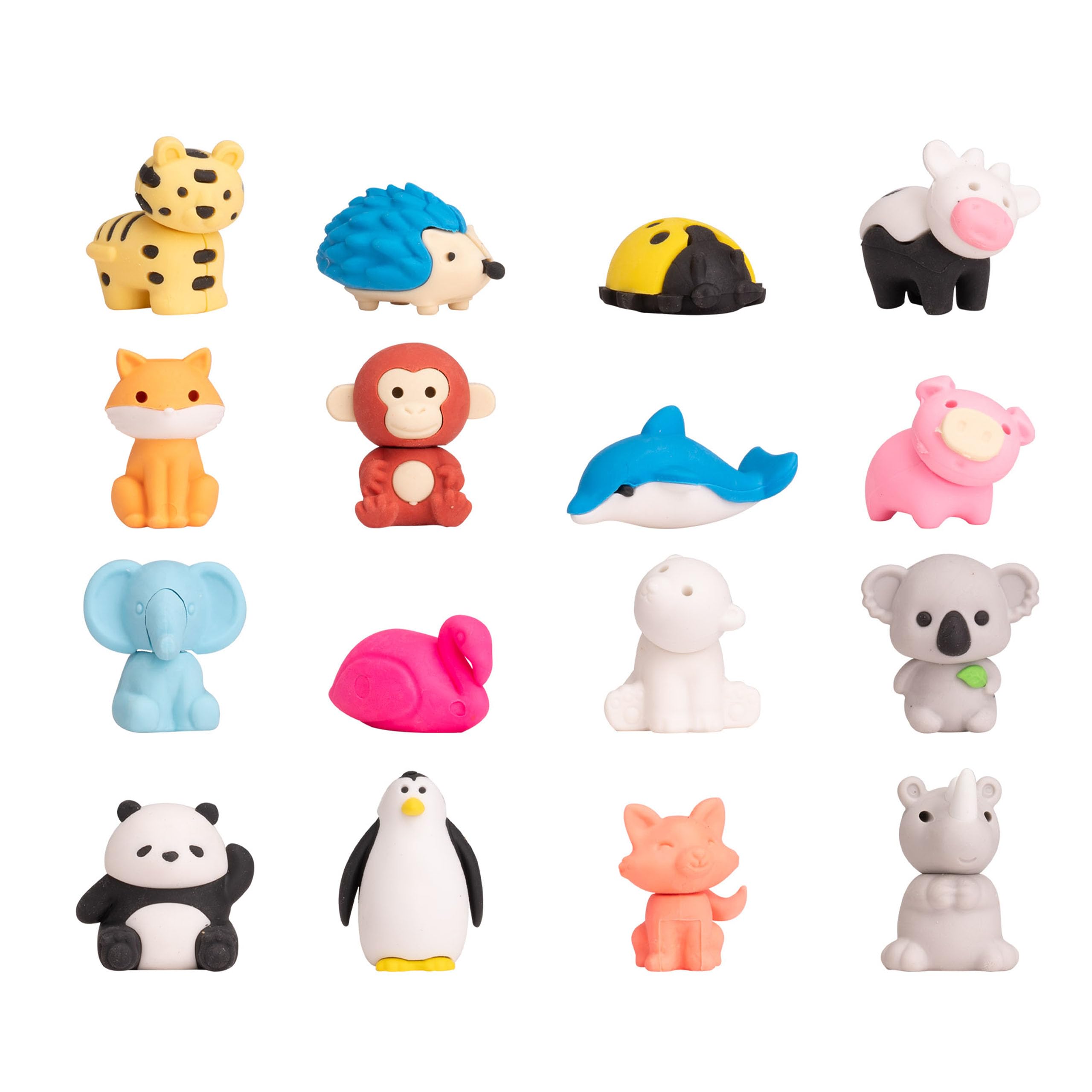 Gomme Cancellare Animaletti Collezione Distributore Automatico Gomme Da Cancellare Colourbook - Luna Park Con 40 Palline E Personaggi Gomme Animali Colourbook - Foto 9