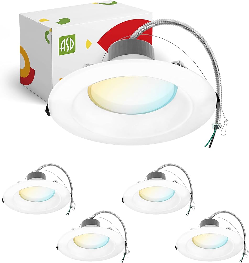 ASD 8 Inch Commercial Canless LED Downlight, Power Adjustable 12 ASD 8 Inch Commercial Canless LED Downlight, Power Adjustable 12