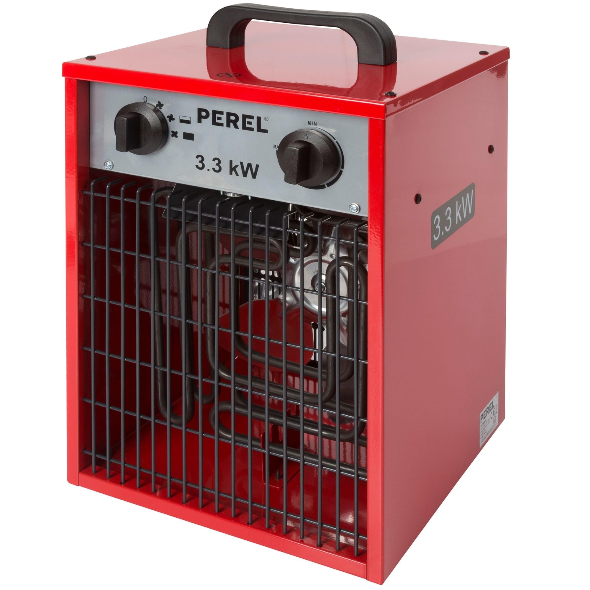 Thermoventilateur Perel intérieur pour un salon chaud en hiver