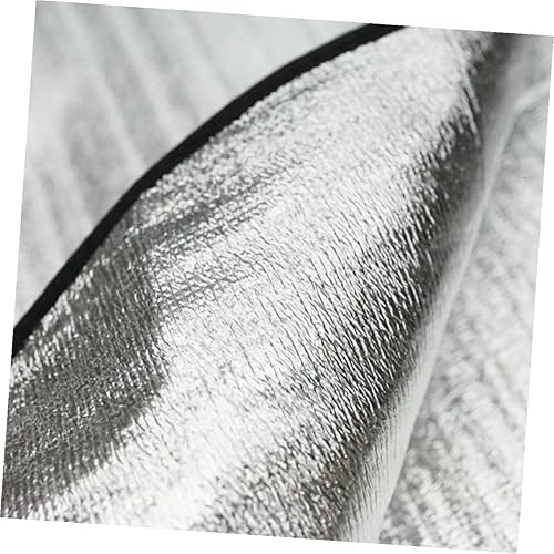 Miniatura 4 de GALPADA Alfombrilla de camping al aire libre a prueba de humedad, manta de picnic de película de aluminio, ligera, plegable, para senderismo,