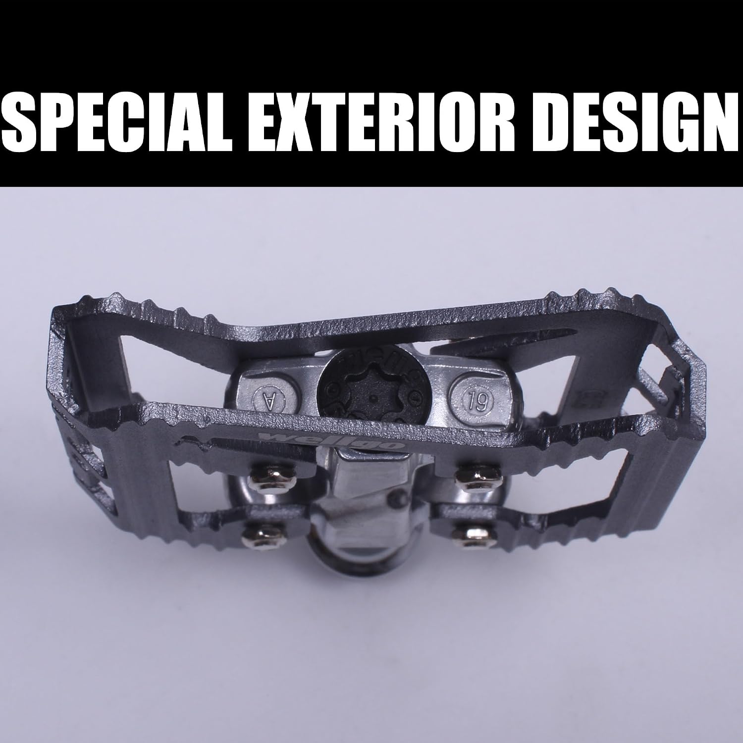 Lightweight Bike Pedals,Waterproof Bicycle Pedals with Aluminum,Universal 9/16 inch Anti-Skid Platform for City Bike,Road Bike,Commuter Bike,MTB,E-Bike,Wellgo C305 Pedals