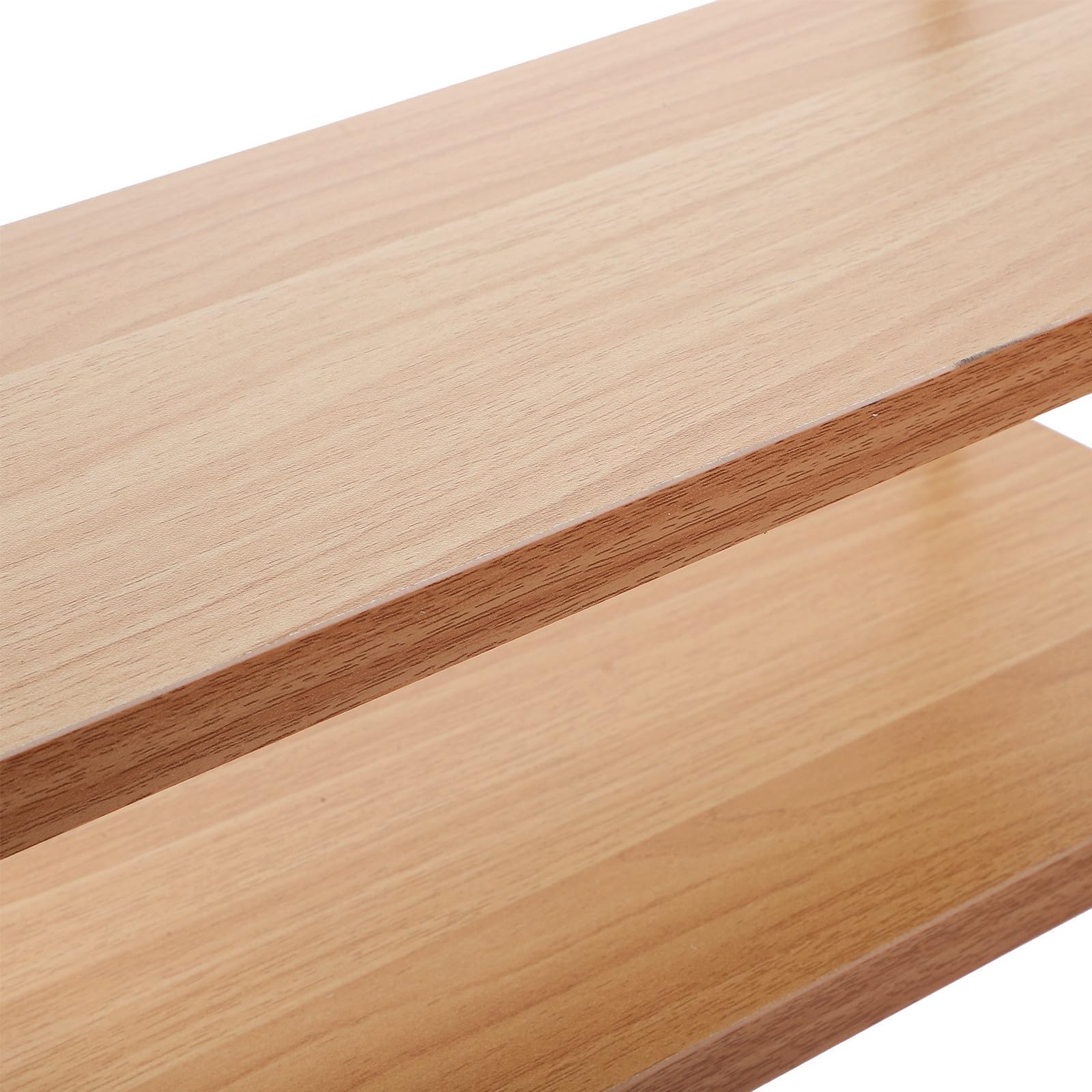 CHILDWEET Organizer Trucchi da Appoggio, Organizer Cosmetici 2 Livelli in Ferro e Legno, per Bagno e Toeletta, per Cosmetici e Articoli da Toilette