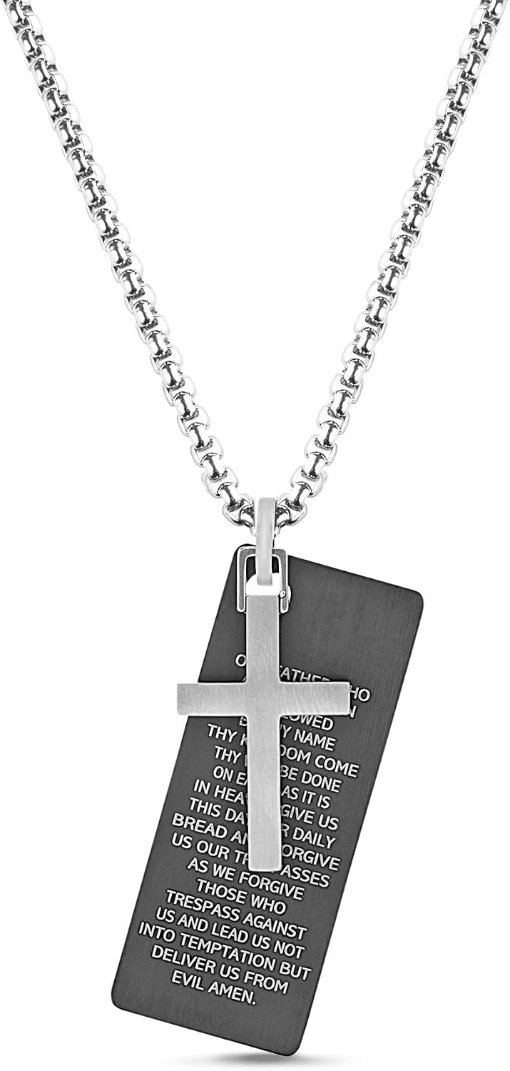 Buy Steve Madden Lords Prayer Cross 