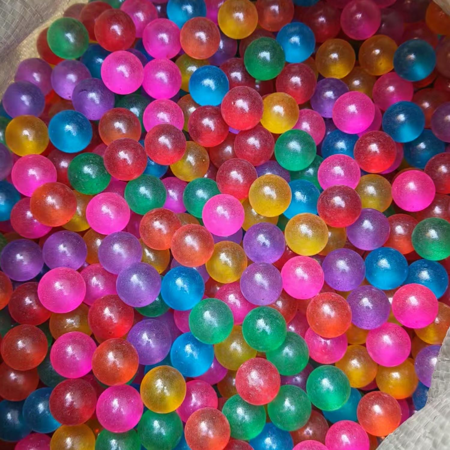 Tokaneit 100 Pezzi Biglie Colorate in Vetro, Multicolor Trasparente Marmi di Vetro Per Decorazioni,Per Sport All'aperto, per la Decorazione di Acquari, Produzione Artigianale