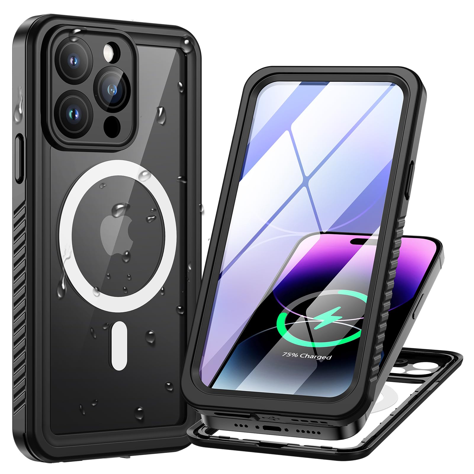 Coque iPhone 14 Pro Max Antipoussière Étanche Contre Chocs Chantier - 8
