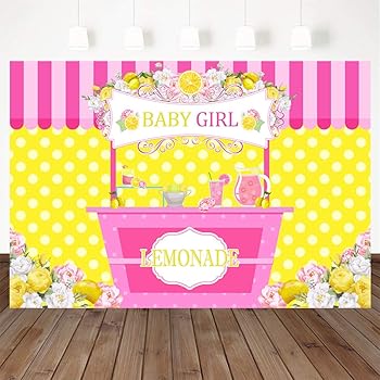pink lemonade themed baby shower