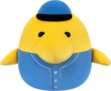 Squishmallows Original Peanuts 8in Baseball Woodstock Official Jazwares Plush Little