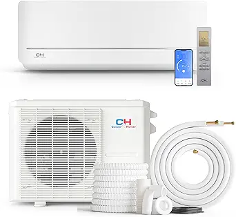 Cooper & Hunter 9,000 BTU 230V Single Zone Wall Mount Ductless Mini Split Air Conditioner & Heat Pump – 21.2 SEER2 – 16FT Installation Kit – Refrigerant Pre-Charged – Inverter