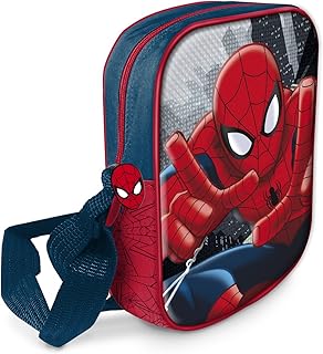 Marvel Spiderman Tracolla 3D Borsa Messenger, Multicolore
