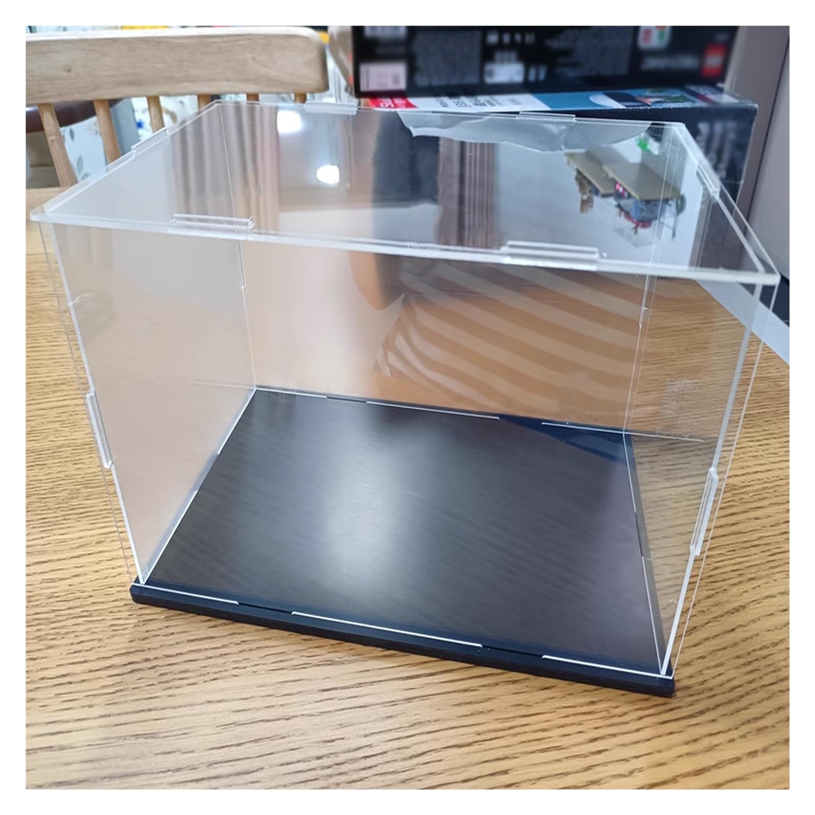 大型アクリルケース(2個) ￼￼ 送料無料】2段アクリルケース[横置き型]<br>□W900×H611×D420