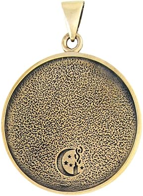 Moonlight Mysteries Bronze Fourth Pentacle of Jupiter Talisman for Wealth