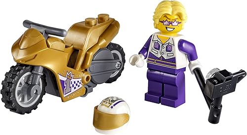 Miniatura 2 de LEGO City Selfie Stunt Bike 60309 Kit de construcción; divertido juguete de bicicleta de acrobacias para selfie para niños (14 piezas)