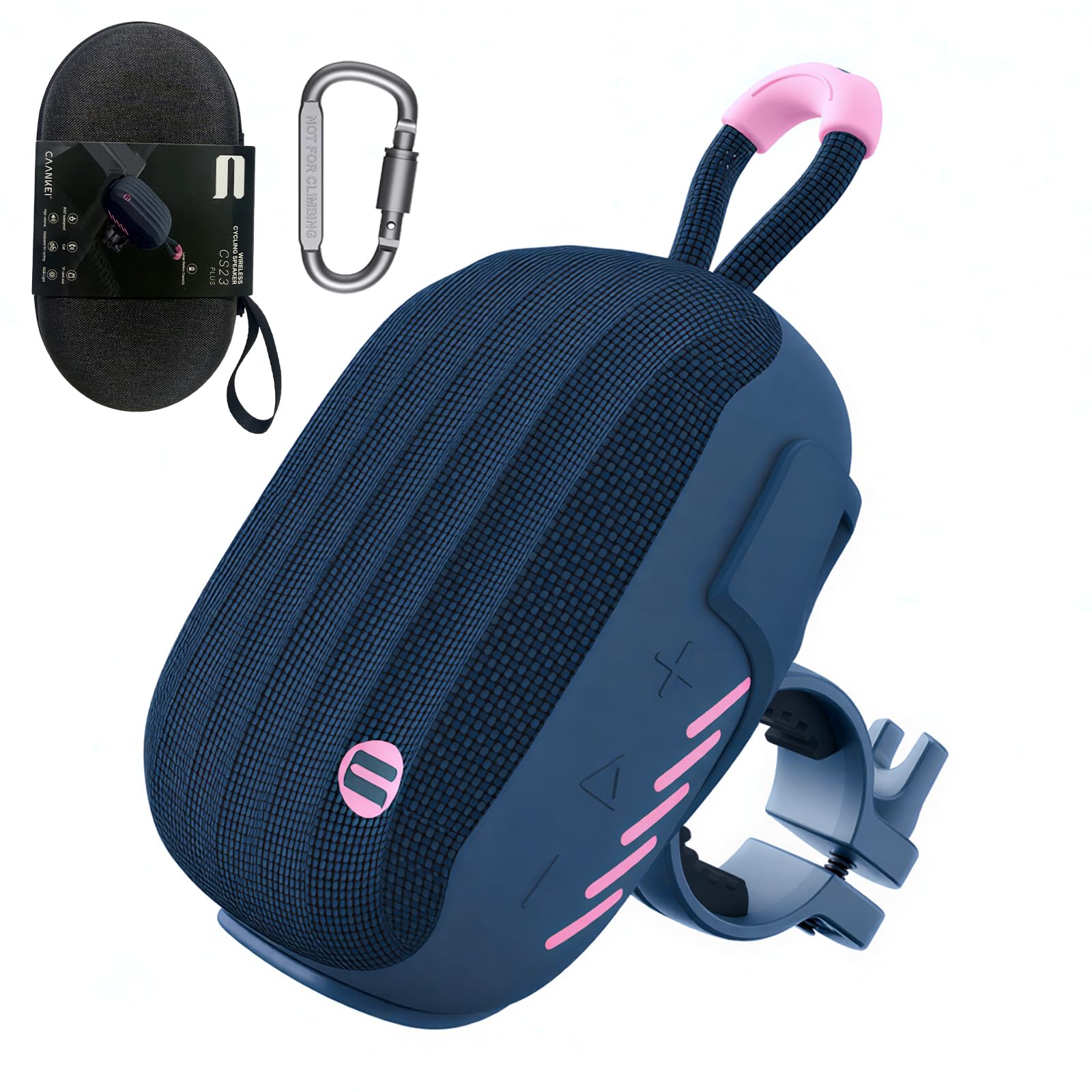 Gemmac Casse Bluetooth per Bici con Supporto da Manubrio, IPX7 Impermeabile