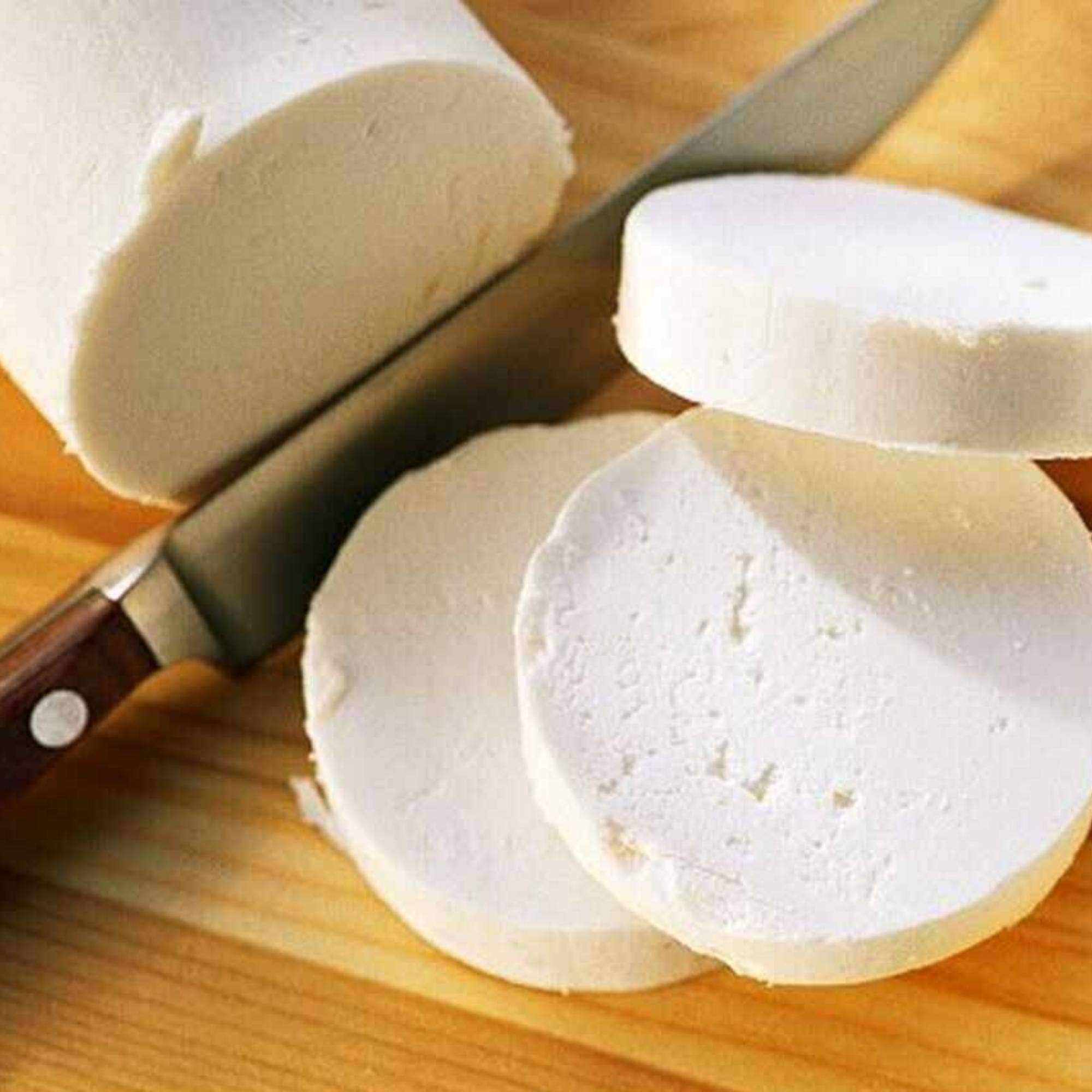 Queso Rulo de Cabra - Peso del Producto 1 Kilo por Unidad - Queso de Cabra Alto en Nutrientes - Producto con Bajo Contenido en Grasas - Ideal para Ensaladas (1 Rulo de Cabra)