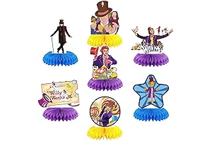 KAYNO Willy Wonka Party Decorations Chocolate Factory Theme 3D