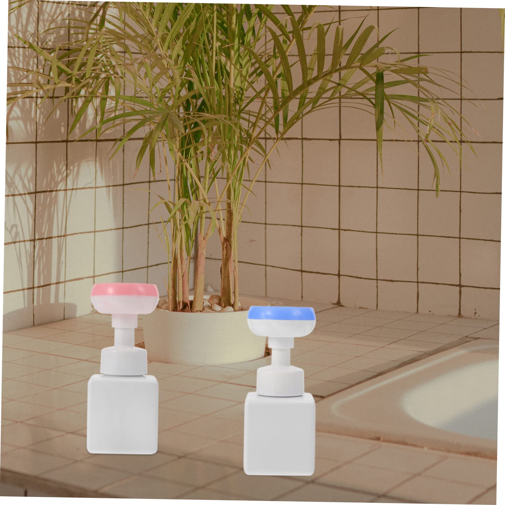 MAGICLULU 4 Pz bottiglia di fiori flaconi con pompa da viaggio flaconi di shampoo ricaricabili contenitori per cosmetici contenitori cosmetici lozione detergente viso tocco