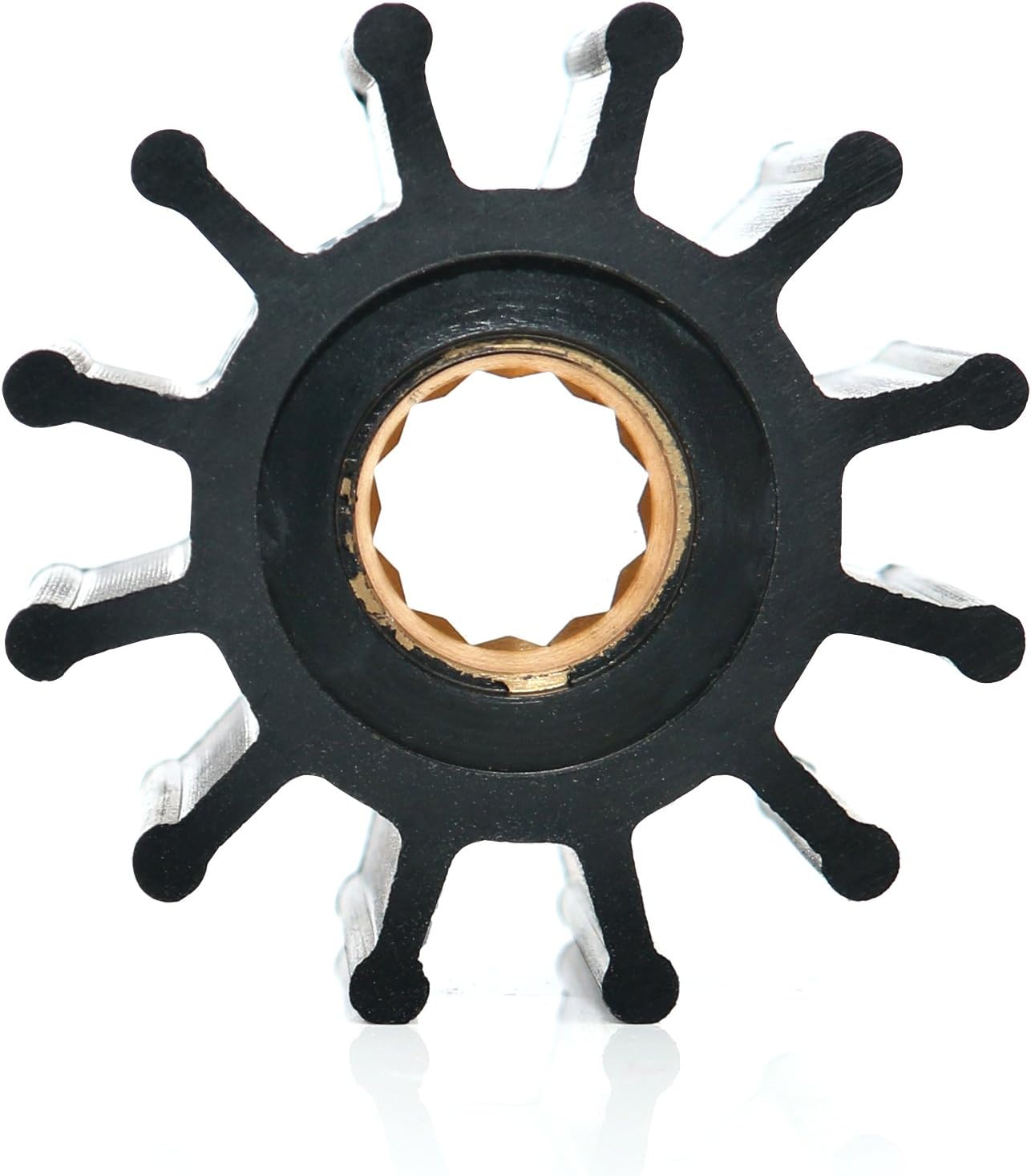 Compatible with Jabsco 13554 0001 Johnson 09-812b CEF 500124 Yanmar 119773 42600 JMP 7136 Full Power Plus Marine Impeller Spare Parts