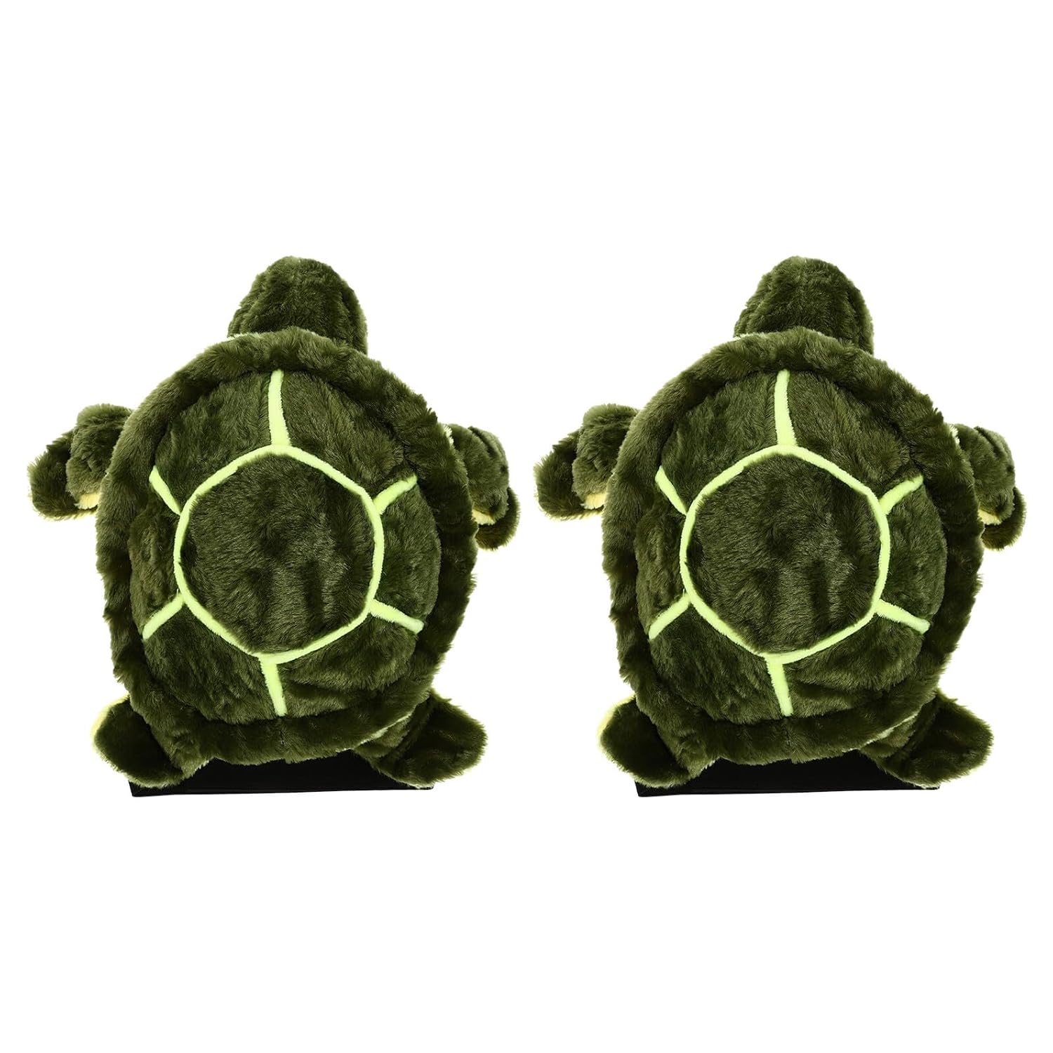 2pcs Turtle Plush Skiing Pads Cushioning Impact-resistant Green Knee Protection for Ice Skating Roller Skating Winter Sports