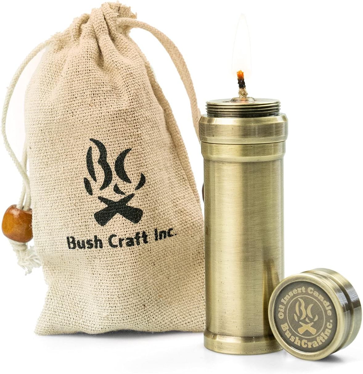 Bush Craft Bushcraft Oil Insert Candle 90 2.0 Brass Color 90mm