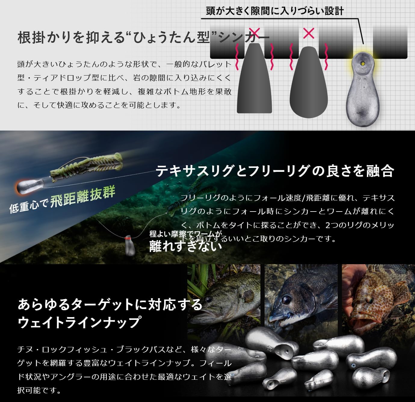 Jackall サバイバルシンカー (Survival Sinker)