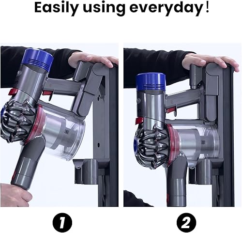 Miniatura 5 de PUTORSEN Estación de acoplamiento de aluminio de alta calidad para Dyson SV21 SV18 Gen5 V15 V12 V11 V10 V8 V7 V6 aspiradora inalámbrica y