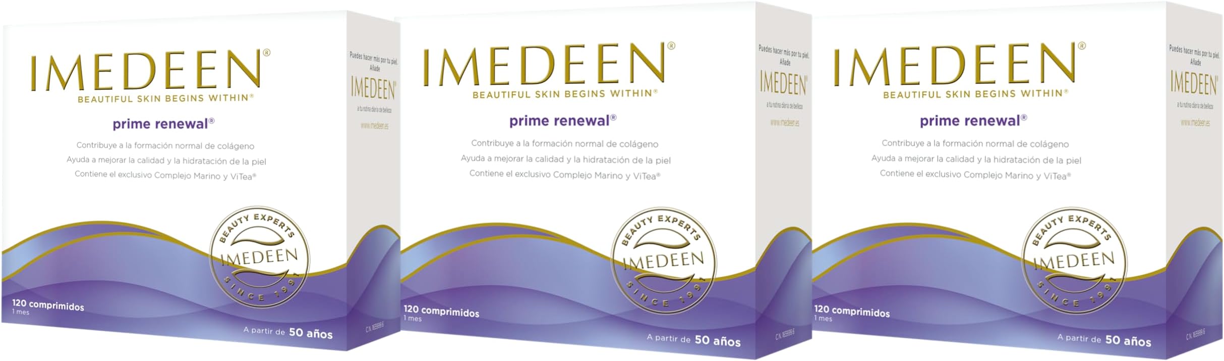 ImedeenPrime Renewal (120 Count) Skin Collagen Formula for 50 Plus Skincare Beauty Supplement