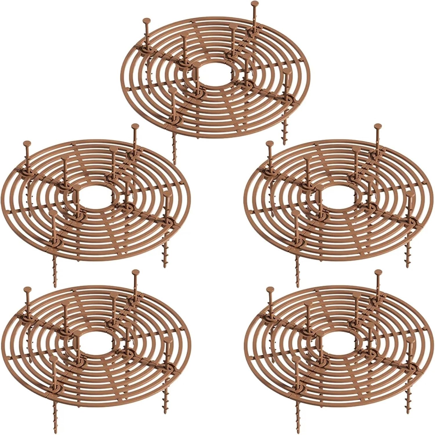 Plant Pot Cover 5pcs Flower Pot Cover Plant Grid Soil Protector for Cats Dogs Digging Stopper Garden Flowerpot Plastic Accessory for Outdoor Garden