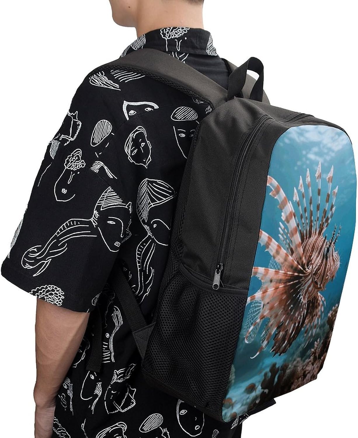 Lionfish Lightweight Laptop Backpack Travel Bagpack image 5