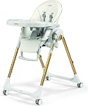 Peg Perego Prima Pappa Zero 3 - High Chair - for Children Newborn to 3 Years of Age - Made in Italy - Astral (Beige)