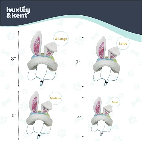 Miniatura 22 de Huxley & Kent Pet Hat Ugly Sweater Antler (Extra-Large) Fun Christmas Holiday Hat for Dogs/Cats Cute, Comfortable and Fun SnugFit Strings