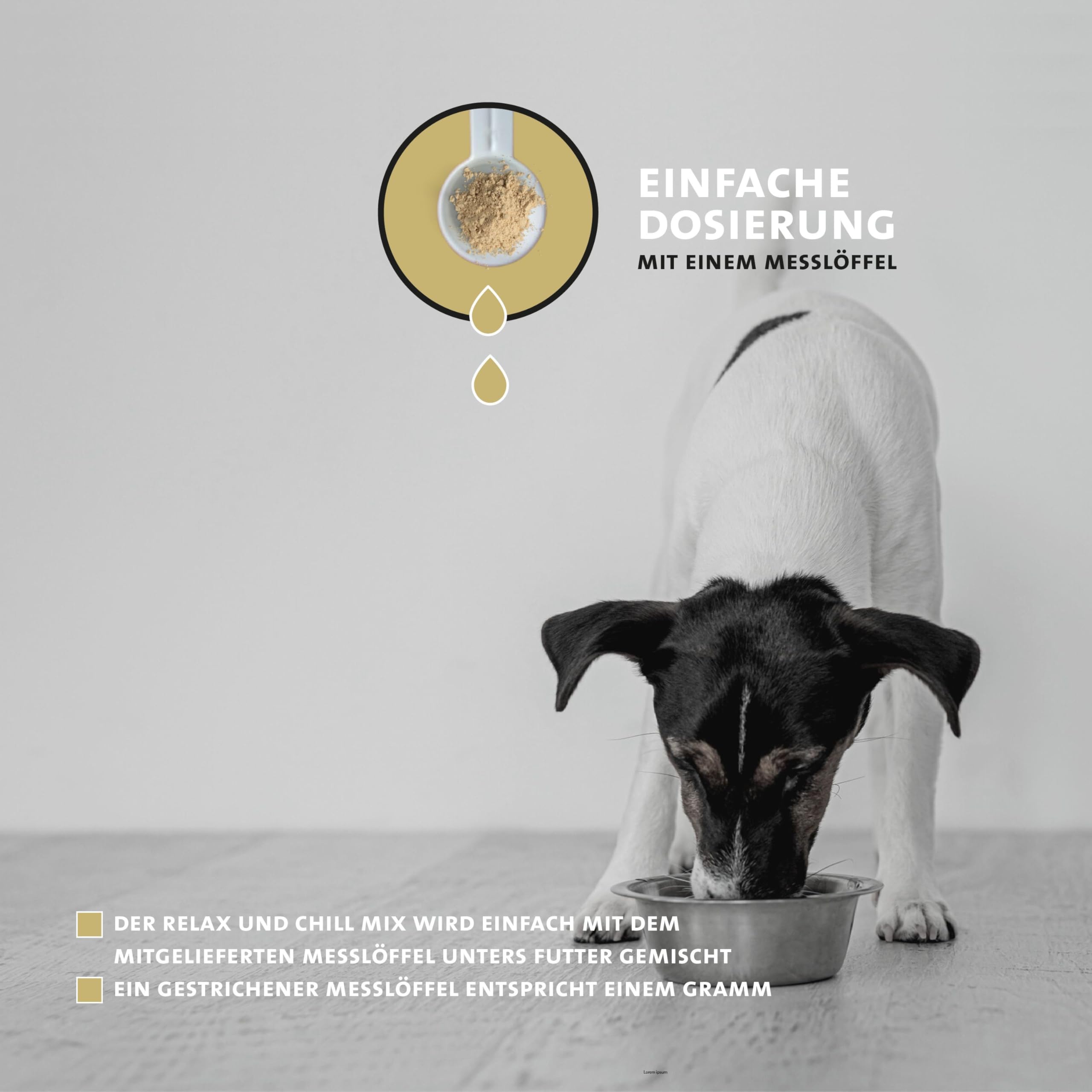 Peticare Relax & Chill Pulver für Hunde | Anti-Stress Beruhigungsmittel bei Angst, Nervosität, Aggressionen | rein pflanzliche Inhaltsstoffe