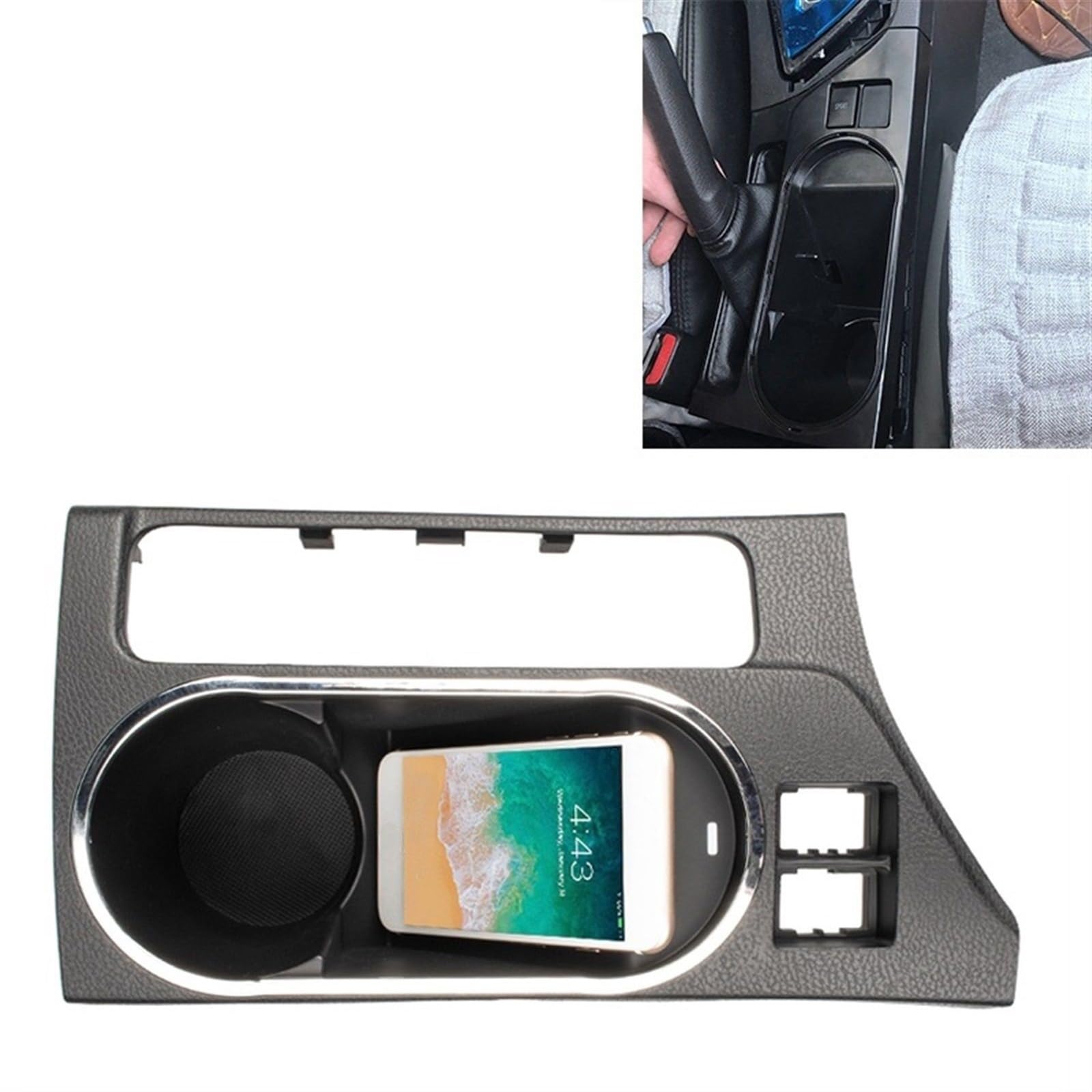 Caricabatterie for auto Qi Standard Caricabatterie wireless 10W Ricarica rapida Carola/Levin 2017-2018