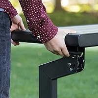 Vista 6 de LIFETIME 60253 Banco convertible para exteriores, 55 pulgadas, gris puerto