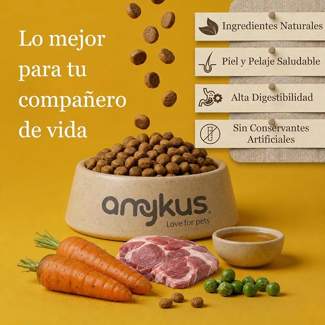 Foto 3 de 5 de Amykus Hypoallergenic Grain Free Lamb 3 kg