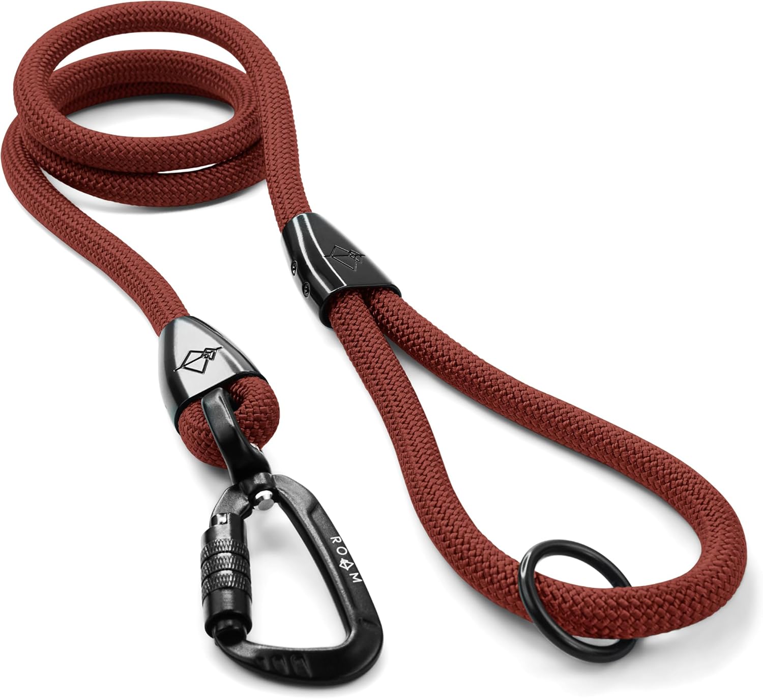 MADE TO ROAM Premium Explorer Leash - Climbing Rope Leash with Autolocking Aviation Aluminum Carabiner - Colorado Nightsky, 6ft