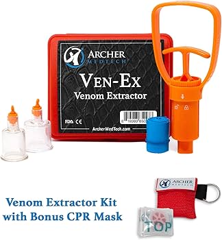 Amazon.com: Universal First Aid Splint, Ven-Ex Venom Extractor and