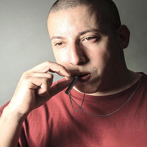 Miniatura 7 de Collar de respiración de ansiedad, pulsera de ansiedad, alivio del estrés, meditación consciente, depresión, collar espiritual, collar de silbato de