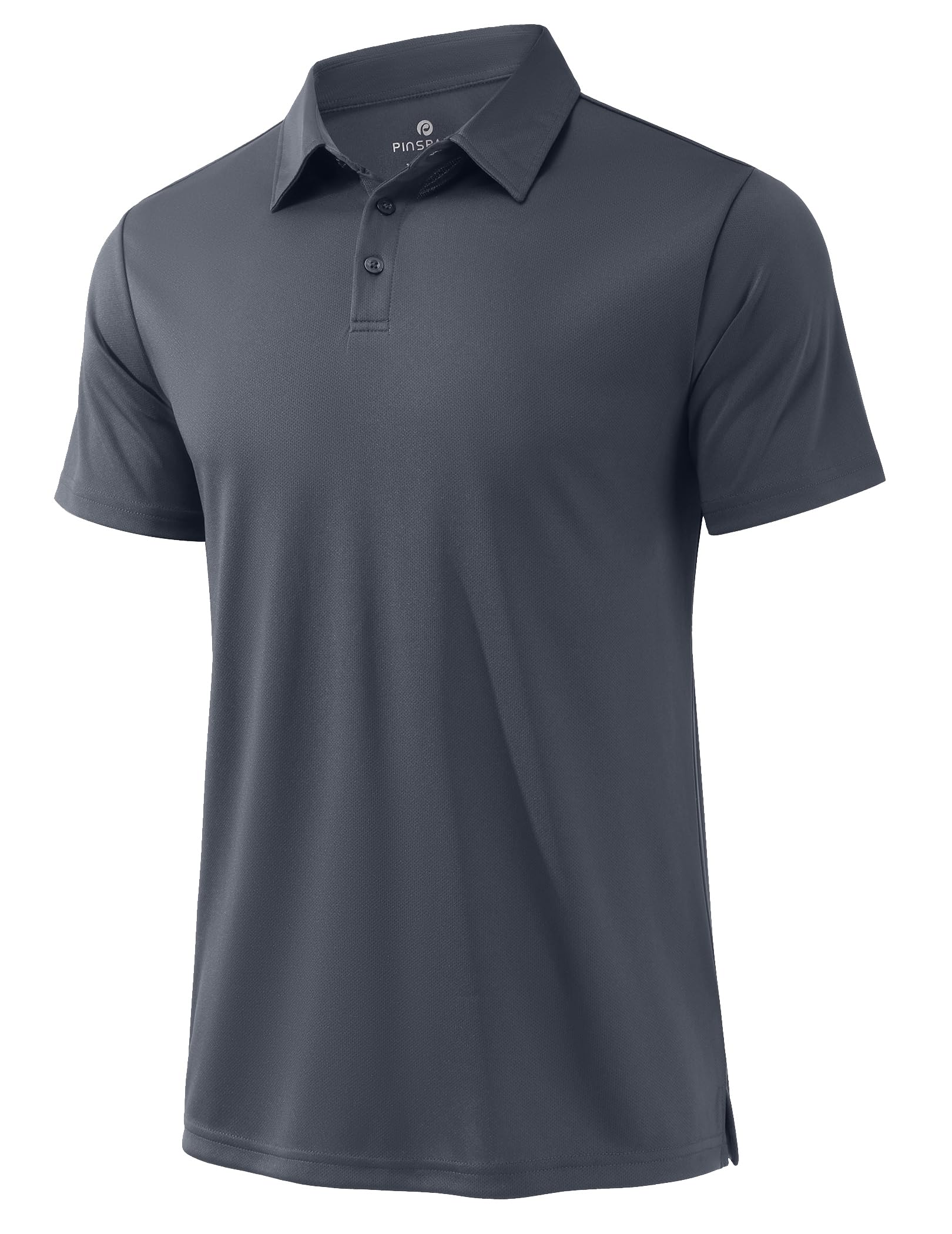 PINSPARK Mens Golf Shirt 3 Buttons Quick Dry Polo Shirts for Men Short Sleeve Casual Stylish Collared Polo Shirts — view 13