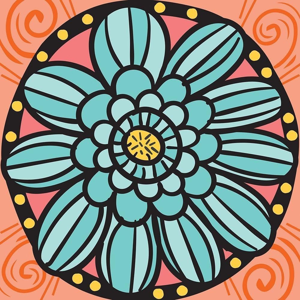 ArtDirect Whimsical Blossom 2 Unframed Art Print Giclee Poster by Hogan, Melody - Ready for Framing with Customization Sizes 8x8, 11x11, 16x16, 24x24, 36x36, and 48x48 Inches