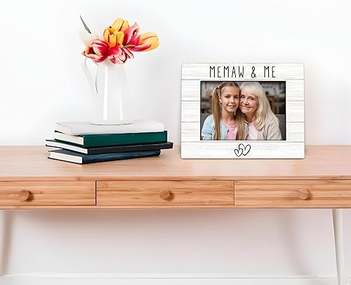 Miniatura 5 de Memaw Gifts - Marco de fotos de 4 x 6 pulgadas, marco de fotos de madera Memaws, Navidad, Día de la Madre, regalos de cumpleaños para Memaws, abuela