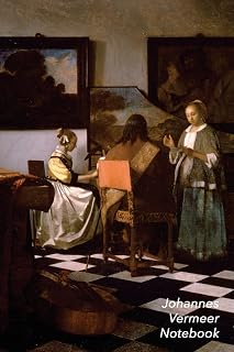 Johannes Vermeer Notebook: The Concert Journal | 100-Page Beautiful Lined Art Notebook | 6 X 9 Artsy Journal Notebook (Art Masterpieces)