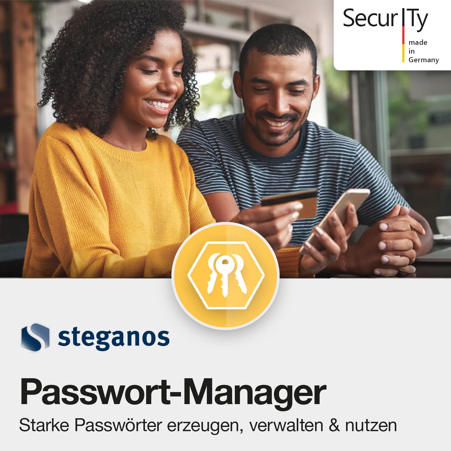 Steganos Passwort-Manager | Sichere Passwortverwaltung „Made in Germany“ | AES-256-Verschlüsselung | Passwort-Generator, Autofill & Browser-Plugin | 1 Jahr | 5 Geräte | Windows, macOS, Android, iOS