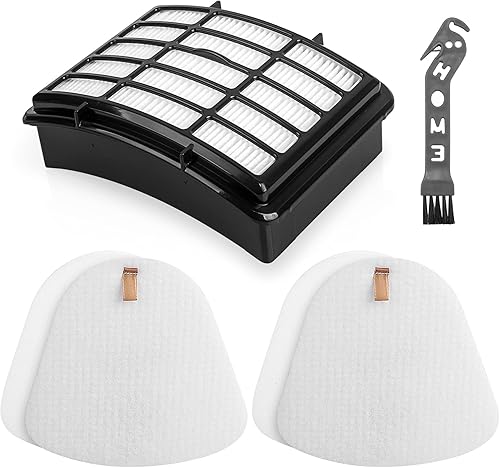 Filtro de repuesto NV360 para Shark Navigator Lift Away Vacuum ZU503AMZ, NV350, NV351, NV352, NV355, NV356E, NV357, NV360, NV370, UV550, 1 HEPA + 2