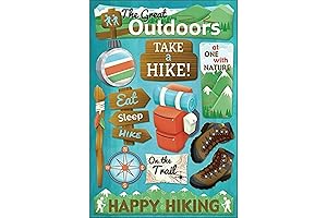 Karen Foster Take a Hike Boy Scout Stickers