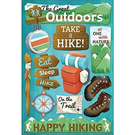 Karen Foster Take a Hike Boy Scout Stickers