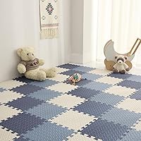 Vista 18 de Tapete de juego de espuma para bebé, tapete de juego de EVA suave y no tóxico, alfombras de piso entrelazadas, alfombras de piso de espuma