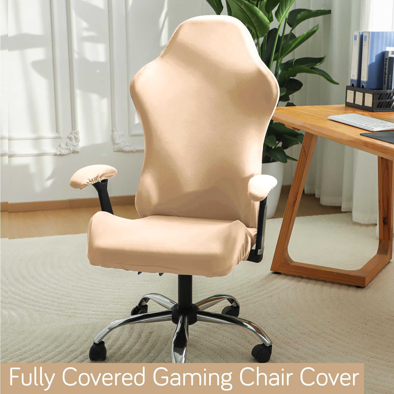 HOKIPO Gaming Chair Cover - Beige -8