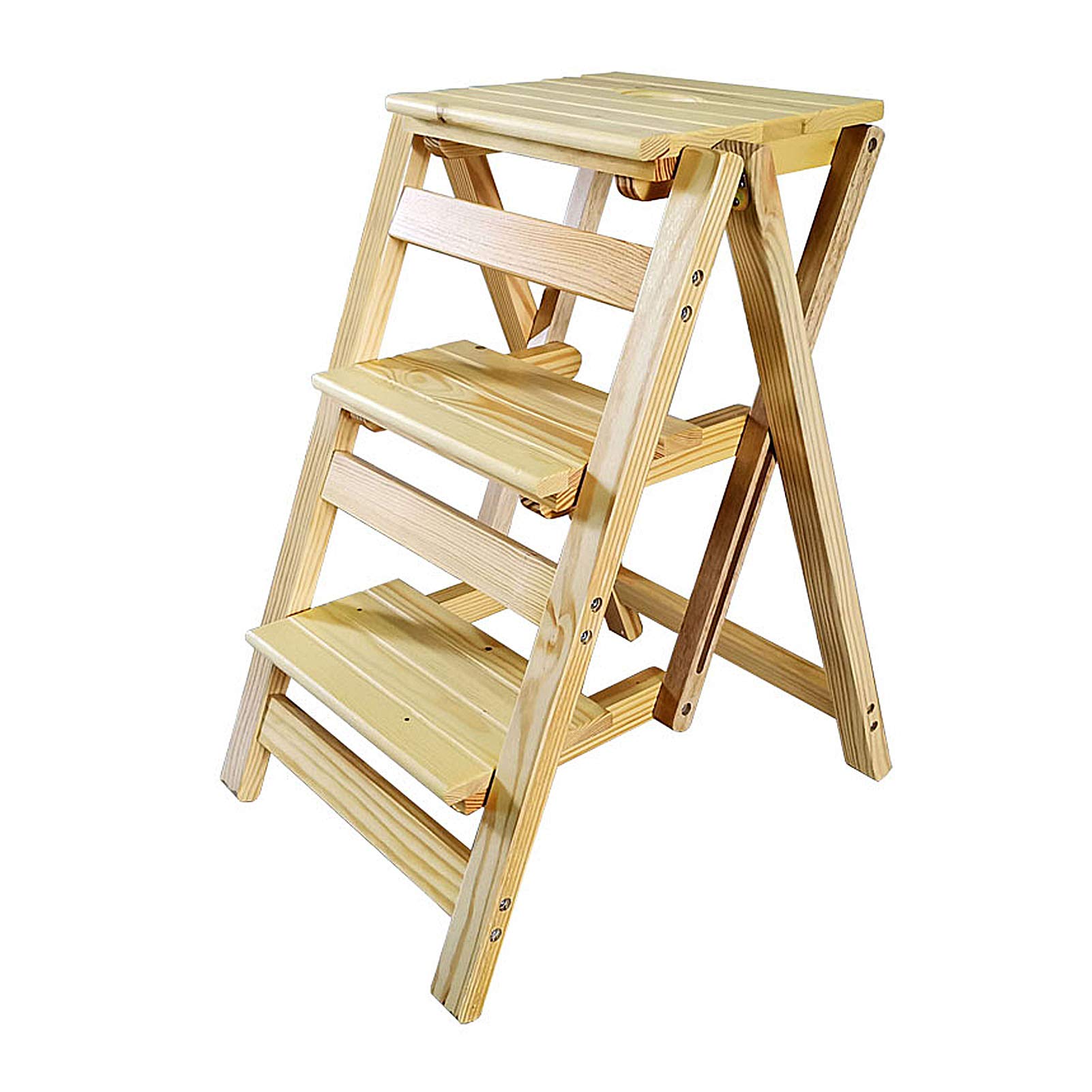 Échelle en bois étagère et support de fleur déco pour le balcon