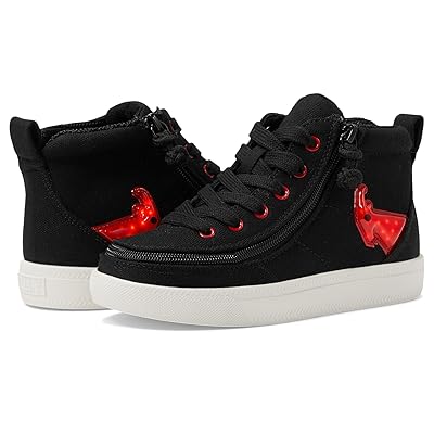 BILLY Footwear Kids Toddler Pink/Blue Light Ups BILLY Classic D|R High Kids Shoes Black/Red Light Ups
