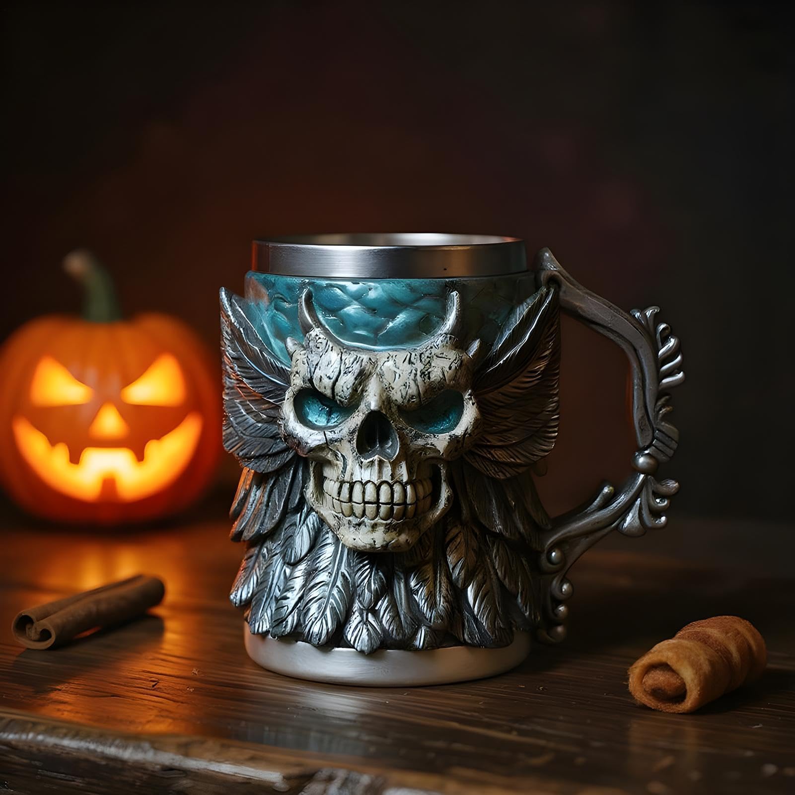 Gobelet design tête de mort Env. 500 ml Halloween Squelette Design Gobelet